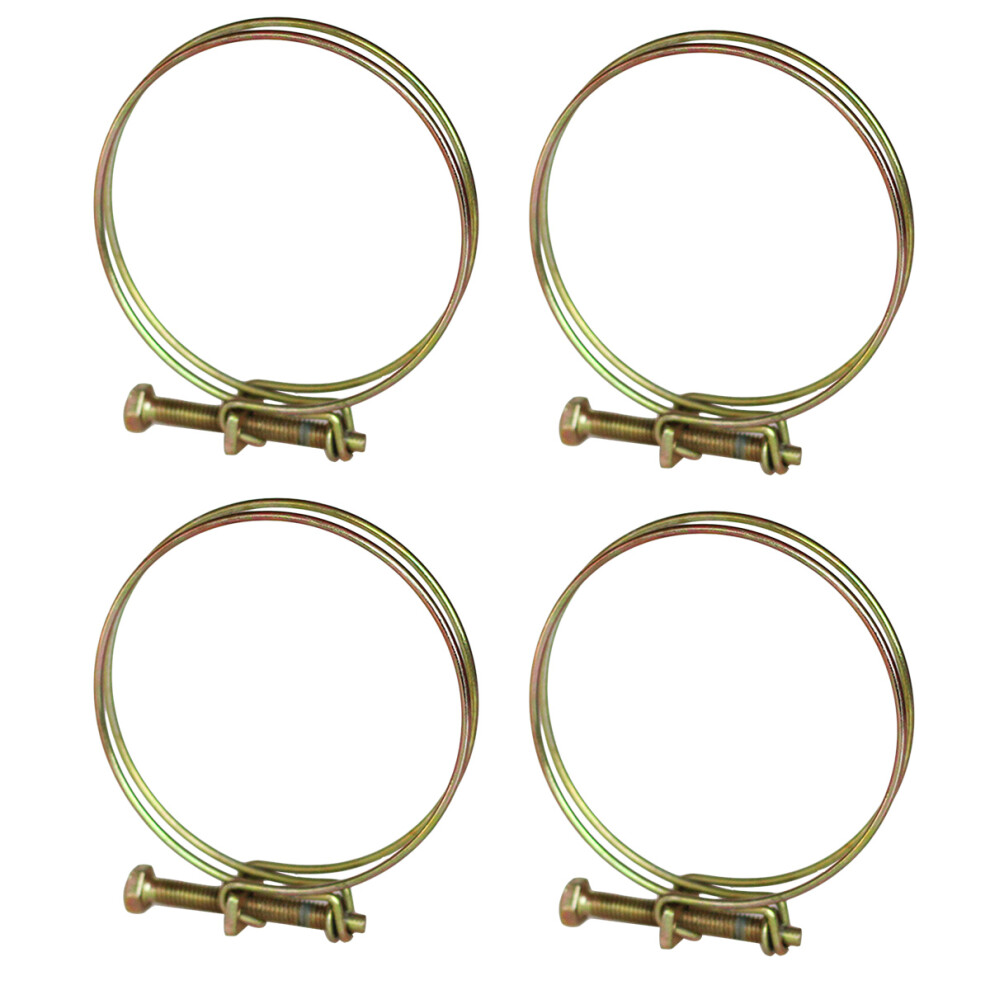 8 Pcs Hose Clamp Stainless Steel Pipe Wire Conduit Clamp 013798290751