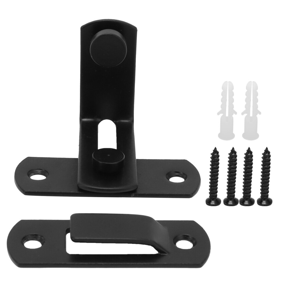 American Style Barn Door Lock Carbon Steel Sliding Latch 685922914279