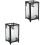 2Pcs Retro Tea Light Holder Desktop Decorative Table Centerpiece 3