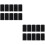 20 Pcs Portable Fish Tank Pre-Filter Sponge Roll Cartridge 6