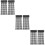 2700 Pcs 10mm Round Back Sticky Hook And Loop Adhesive Dots Black 9
