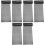 2700 Pcs 10mm Round Back Sticky Hook And Loop Adhesive Dots Black 3