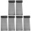 2700 Pcs 10mm Round Back Sticky Hook And Loop Adhesive Dots Black 2