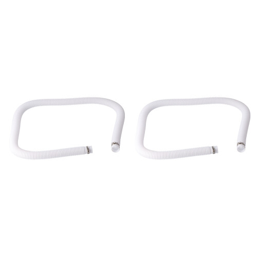 2Pcs Pool Pump Hose Leakproof Elastic Filter Tube with Buckle 1