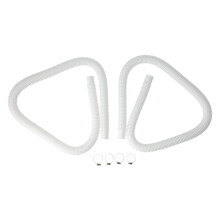 2Pcs Pool Pump Hose Leakproof Elastic Filter Tube with Buckle