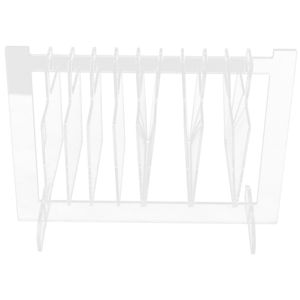 Iplusmile 4 Sets False Nail Tips Display Stand Nail Art Sample Board
