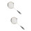 2Pièces Poudre Farine Noir Acier Cuisine 7