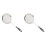 2Pièces Poudre Farine Noir Acier Cuisine 2