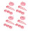 24 Pcs Pink Clips For Girls 1