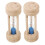 2Pcs Toothbrush Sand Timer 2 Minute Portable Hourglass Clock 1