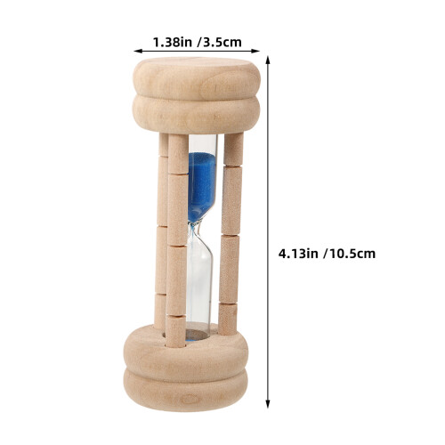 2Pcs Toothbrush Sand Timer 2 Minute Portable Hourglass Clock 1