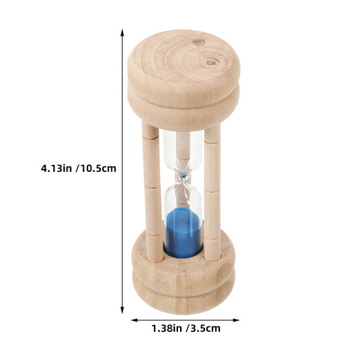 2Pcs Toothbrush Sand Timer 2 Minute Portable Hourglass Clock 2
