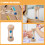 2Pcs Toothbrush Sand Timer 2 Minute Portable Hourglass Clock 10