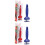 2 Pieces Meat Tenderizer Tool Tenderer Grilling Steak Steaks Blue 5