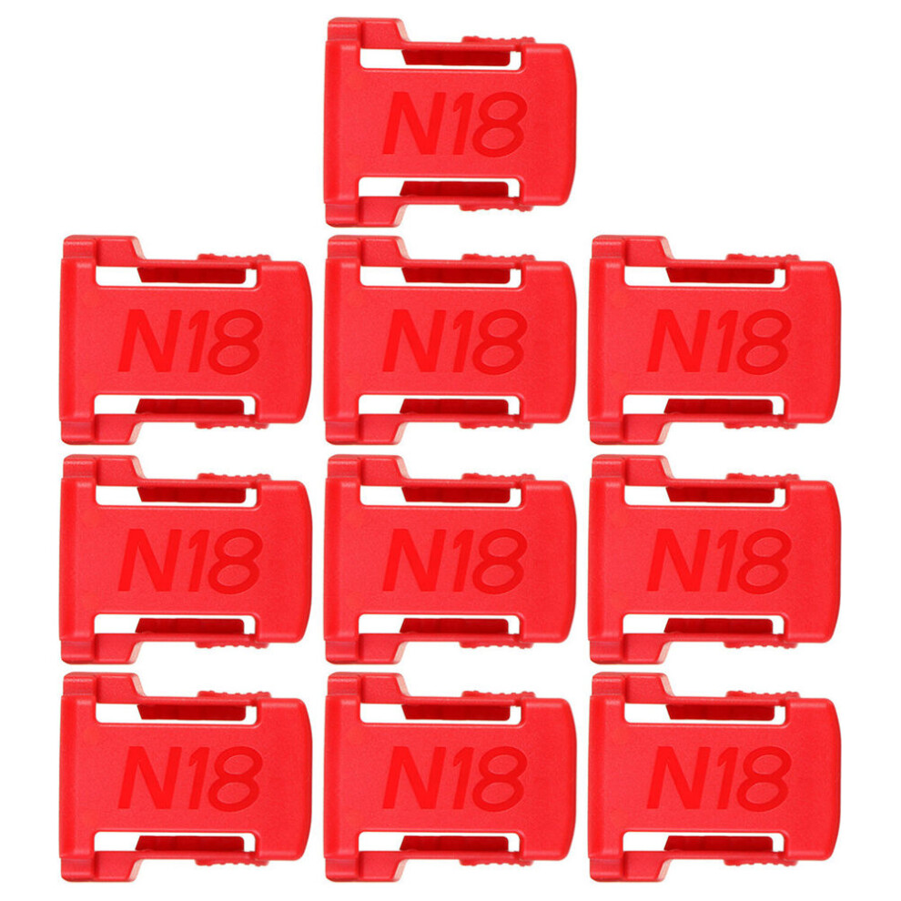 30 Pcs Durable Battery Holders Mount Stands For Batteries Red 032541568770