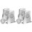 2 Sets Power Station Hygrometer Humidifier Guitar Thermometer 2