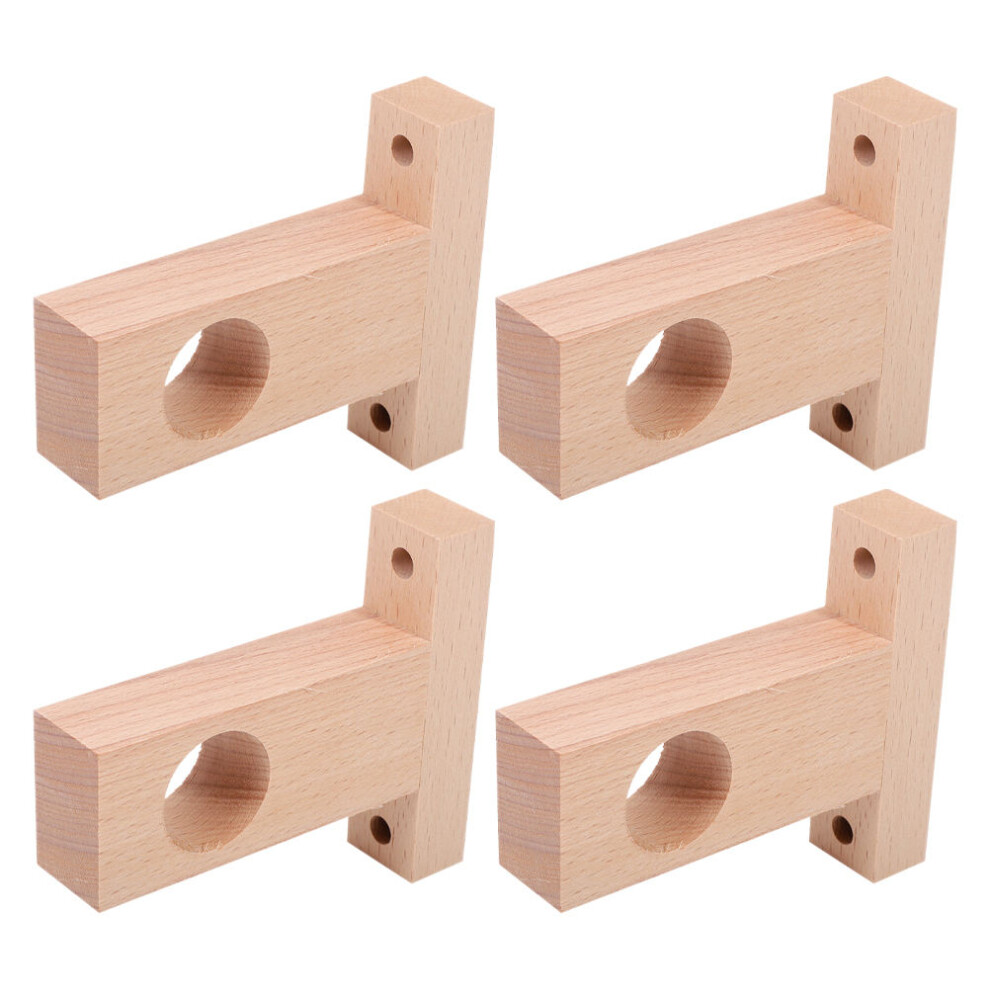 12 Pcs Wooden T-Shaped Curtain Rod Brackets Multi-Functional Support-image-OPC-PKY85W6-NEW