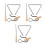 3Pcs Handheld Iron Triangle 4 Inch With For School Band 6