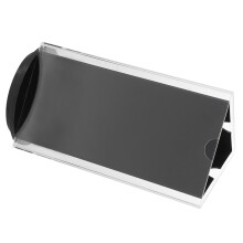 2 Pieces Spinning Display Stand Triangular Table Top Sign Holders