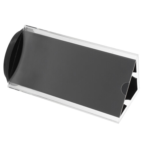 2 Pieces Spinning Display Stand Triangular Table Top Sign Holders