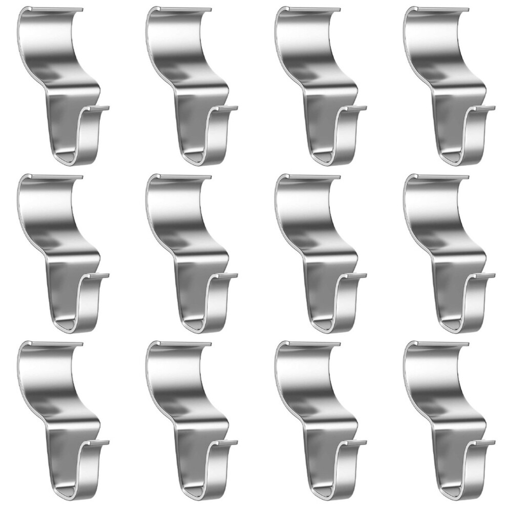 24 Pcs Hidden Hooks Wallboard Punch Free Vinyl Siding Clips 032541566837