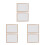 6 Pcs Handmade Wooden Paper Making Screen Double Layer Diy Frame 8