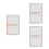 6 Pcs Handmade Wooden Paper Making Screen Double Layer Diy Frame 9