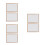 6 Pcs Handmade Wooden Paper Making Screen Double Layer Diy Frame 5
