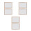 6 Pcs Handmade Wooden Paper Making Screen Double Layer Diy Frame 4