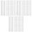 300Pièces Recharges Stylo Blanches Accessoires DIY 5
