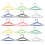 100Pièces Pinces Créatives Métal Multicolores Usage Multiples 1