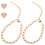 4 Pcs Pearl Shoe Straps Elegant Ankle Belts For Heels 2