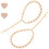 4 Pcs Pearl Shoe Straps Elegant Ankle Belts For Heels 3