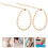 4 Pcs Pearl Shoe Straps Elegant Ankle Belts For Heels 11