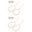 4 Pcs Pearl Shoe Straps Elegant Ankle Belts For Heels 7