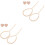 4 Pcs Pearl Shoe Straps Elegant Ankle Belts For Heels 5