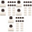 30 Sets Erhu Practice Bridge Mute Silent Instrument Damper 5