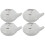 4 Pcs Portable Water Droppers Ceramic Containers For Calligraphy 2