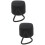 2Pcs Compact Black Plastic Replacement Handles for Rain Umbrellas 9