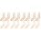 16 Pcs Weave Knitting Sock Tools Wood Sock Blockers Diy Models 6