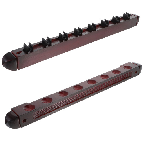 Wood Cue Stand Wall Mount Rack For Pool Cues