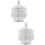 2Pcs Ceramic Sugar Bowl With Lid And Serving Plate 9