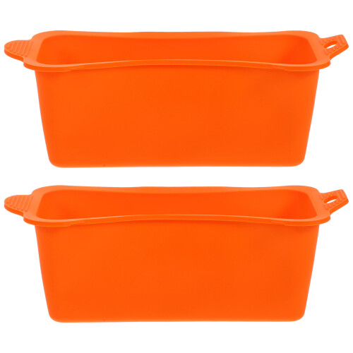 4 Pcs Silicone Grease Cup Liner Reusable Drip Pan Liner For