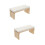 2Pièces Coussin Beige Pour Support Main Et Poignet Nail Art 7