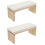 2Pièces Coussin Beige Pour Support Main Et Poignet Nail Art 5