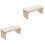 2Pièces Coussin Beige Pour Support Main Et Poignet Nail Art 3