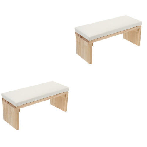 2Pièces Coussin Beige Pour Support Main Et Poignet Nail Art 2