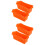 4 Pcs Silicone Grease Cup Liner Reusable Drip Pan Liner For 7