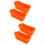4 Pcs Silicone Grease Cup Liner Reusable Drip Pan Liner For 9