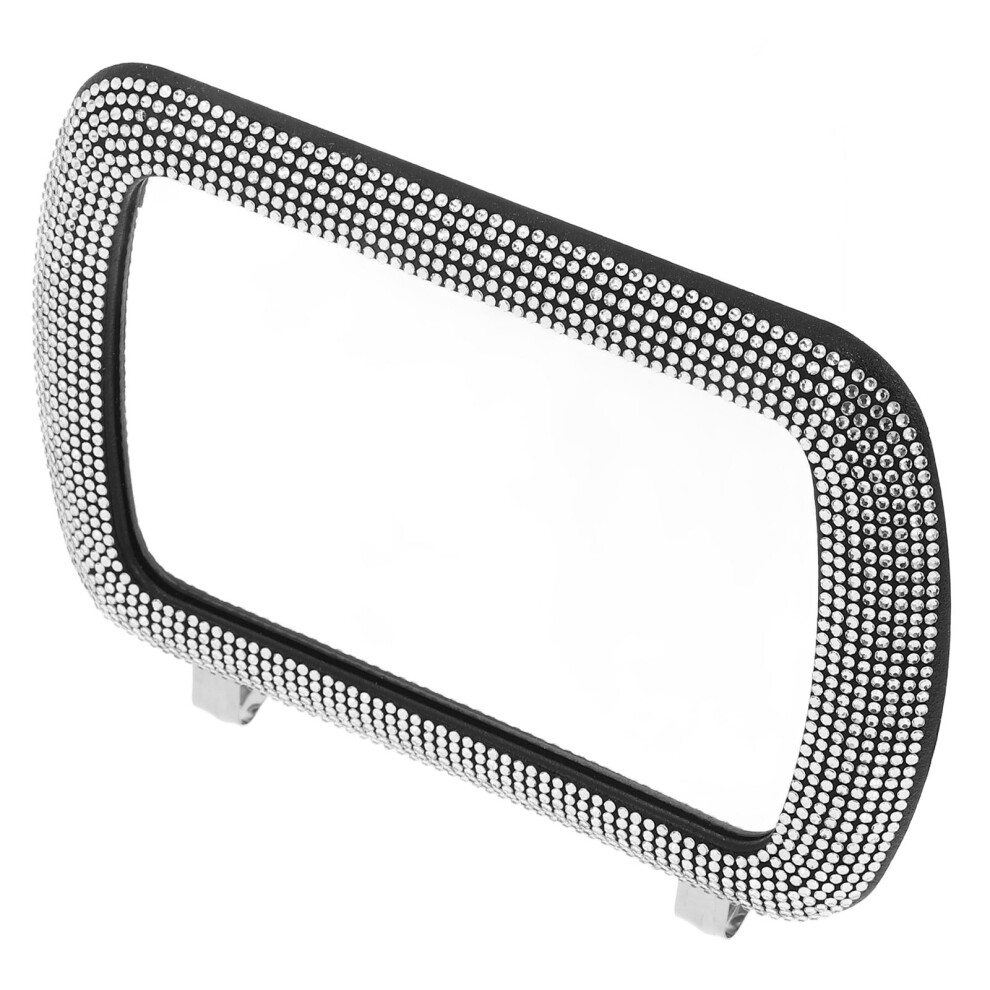 4Pcs Car Visor Mirror Rhinestone Clip On Vanity Makeup Mirror 032541567995